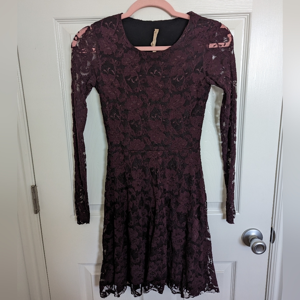 Bailey 44 Purple Lace Dress
